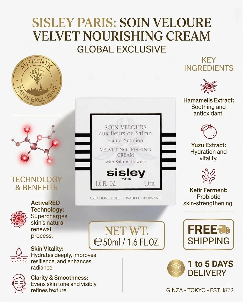 Sisley Velvet Nourishing Cream 50ml | Saffron Flower
